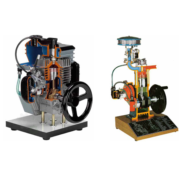 Section Model Two Stroke &amp; Four Stroke Petrol Engine
