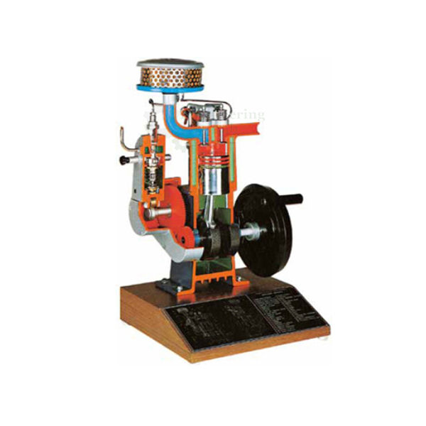 Section Model of Four-Stroke Diesel Engine